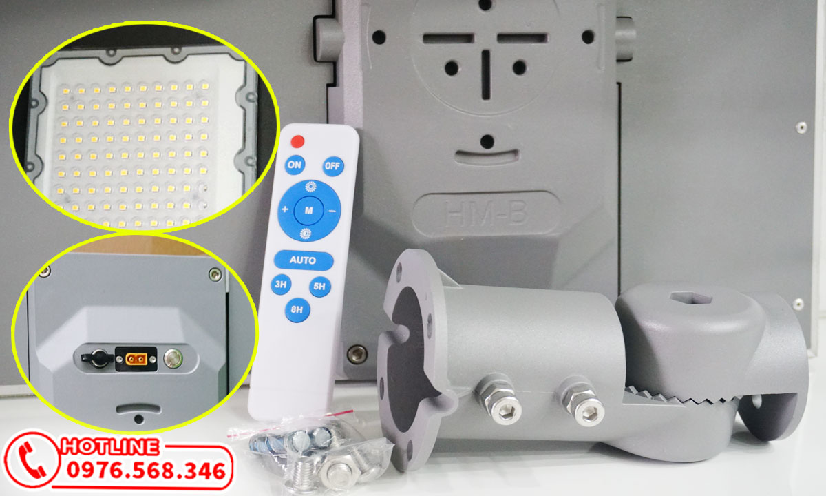 Đèn đường năng lượng mặt trời 40w tấm pin liền thể cao cấp Xenon Deluxe DL-40w